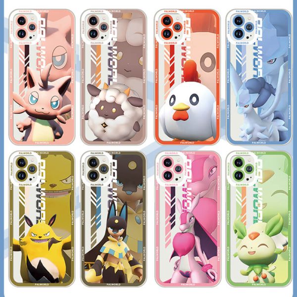 TPU Transparent Palworld Phone Case for iPhone (1)